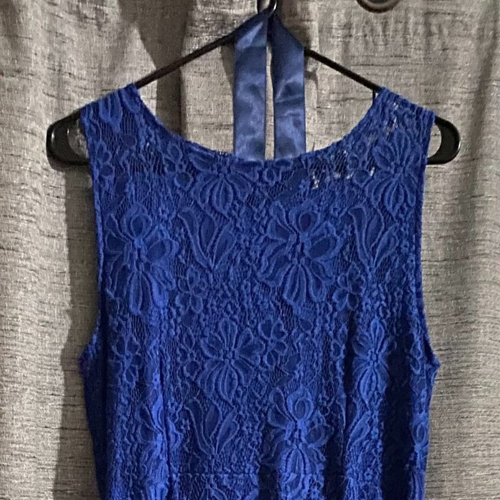 Blue Lacey Dress
